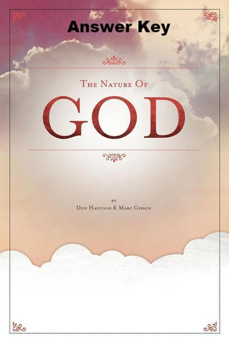 The Nature of God - Downloadable Answer Key PDF