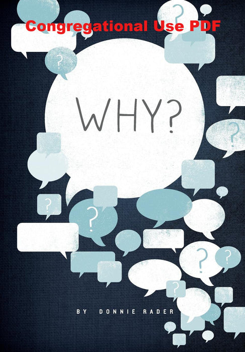 Why? - Downloadable Congregational Use PDF