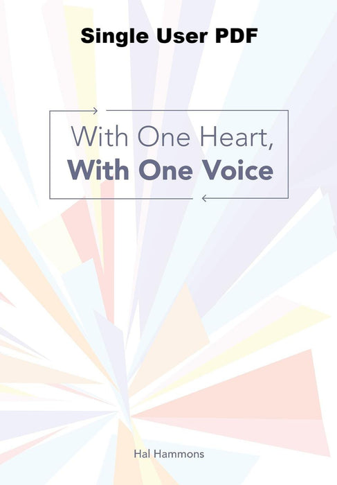 With One Heart, with One Voice - Downloadable Single User PDF