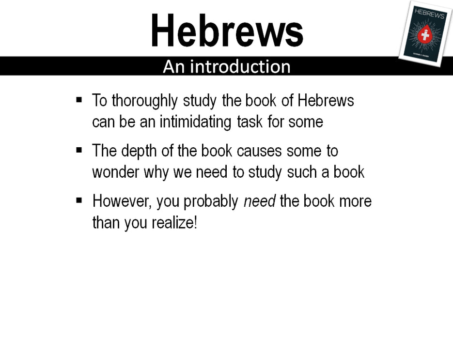 Hebrews - Downloadable PowerPoint Presentation