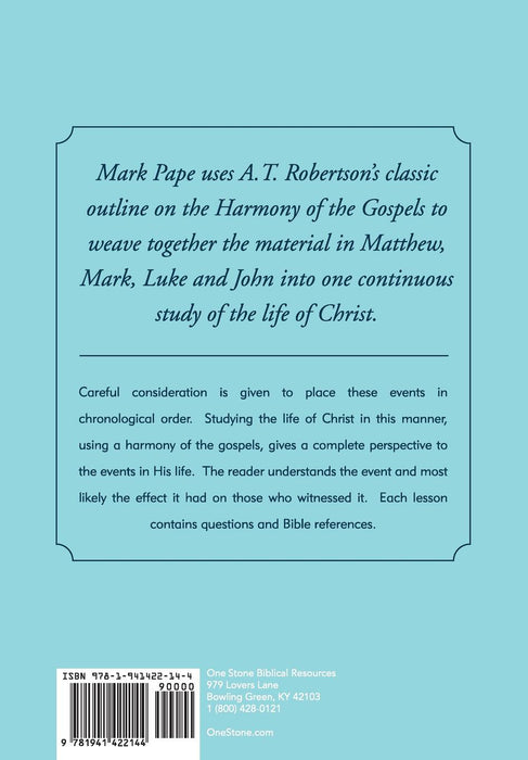A Harmony of the Gospels - Downloadable Congregational Use PDF