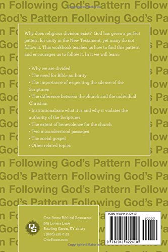 Following God's Pattern: A Study of the Institutional Issues