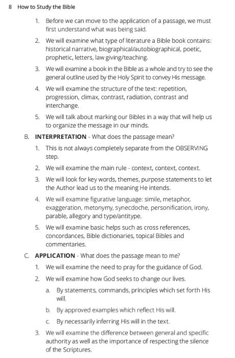 How to Study the Bible