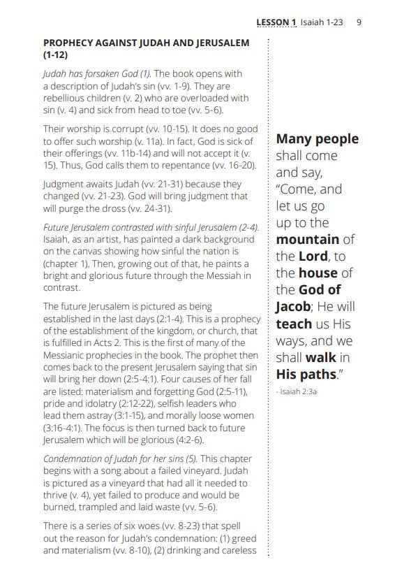 A Study of the Major Prophets