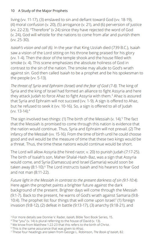 A Study of the Major Prophets