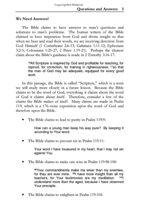 Handling Accurately the Word of Truth