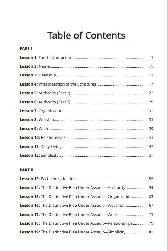 The Distinctive Plea