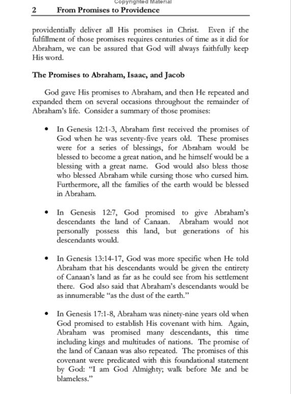 From Promises to Providence: (Genesis 25-50)