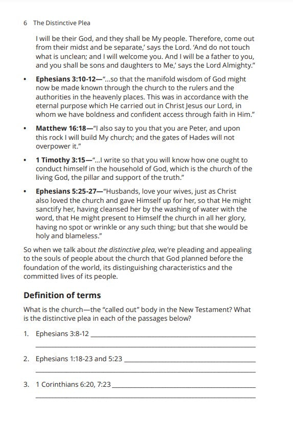 The Distinctive Plea