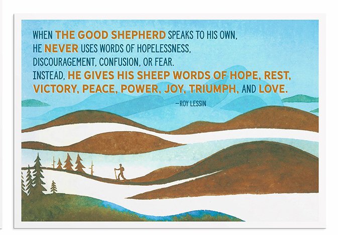 Boxed Cards -Encouragement - Mountains