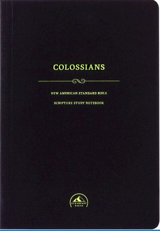 NASB Scripture Study Notebook Colossians