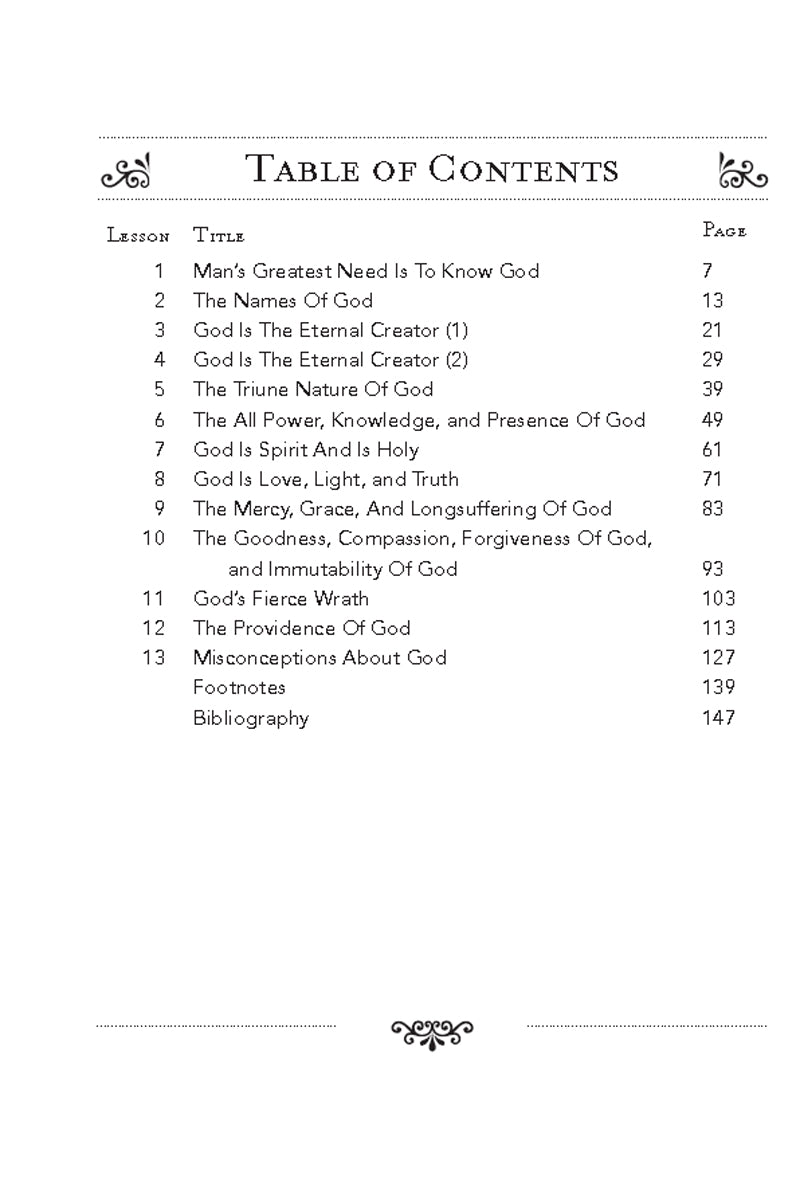 Table of Contents