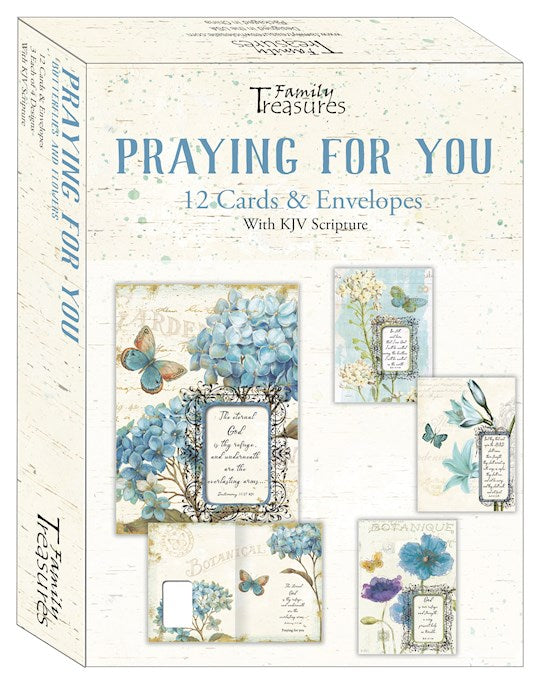 Boxed Cards - Butterflies and Flowers - Praying for You