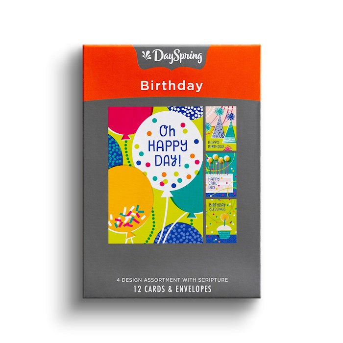 Boxed Cards Birthday - Icons