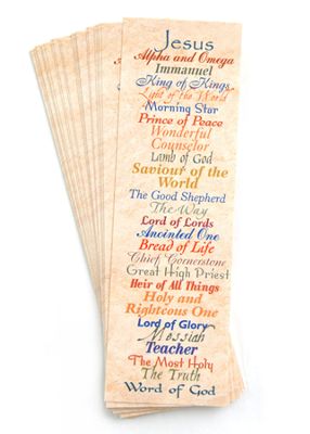 Bookmark Names of Jesus
