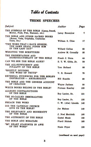 Table of Contents