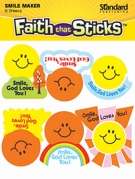 Smile, God Loves You Stickers