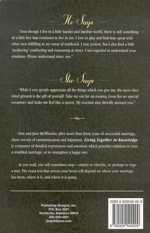 Living Together in Knowledge