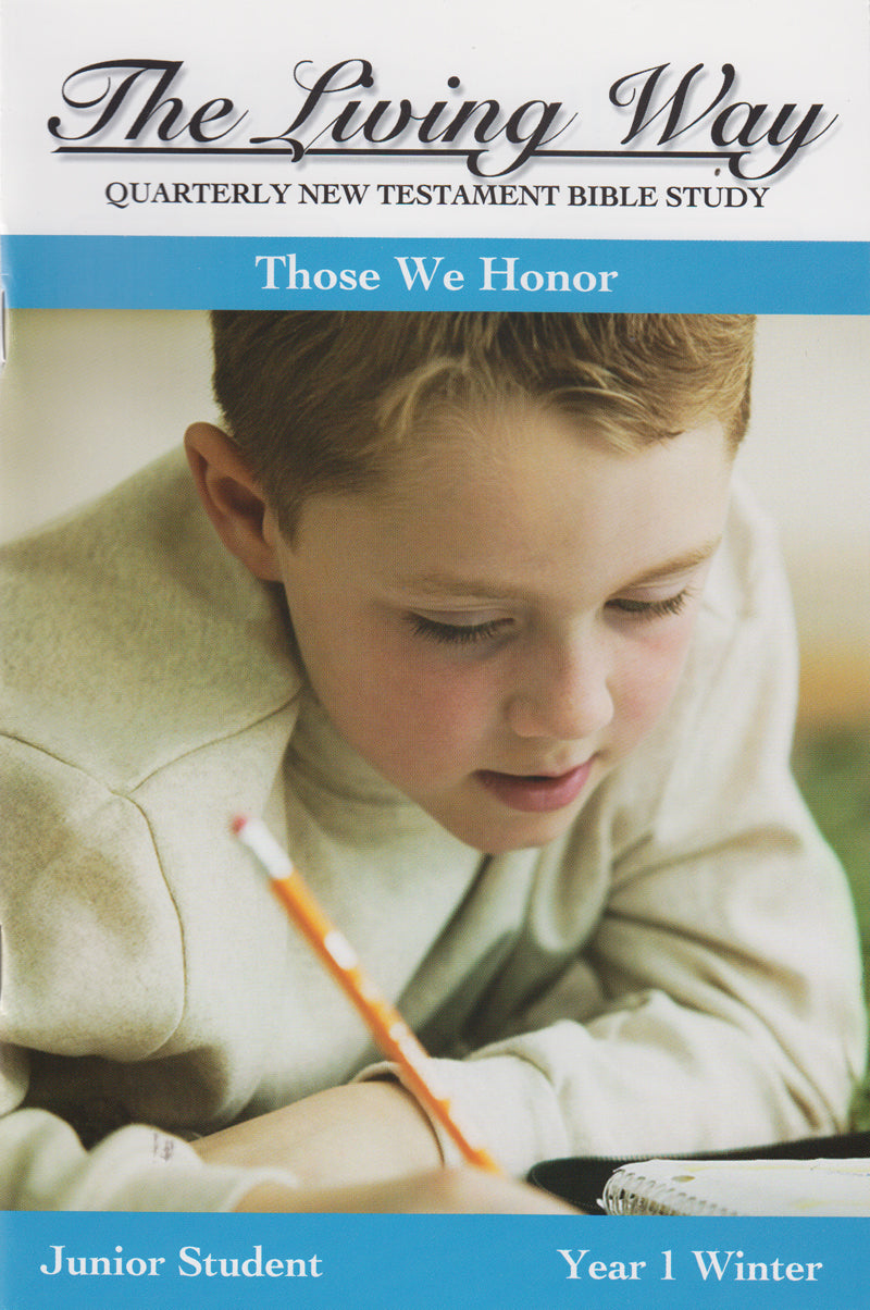 JR 1-2 ST - Those We Honor