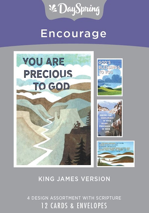 Boxed Cards -Encouragement - Mountains