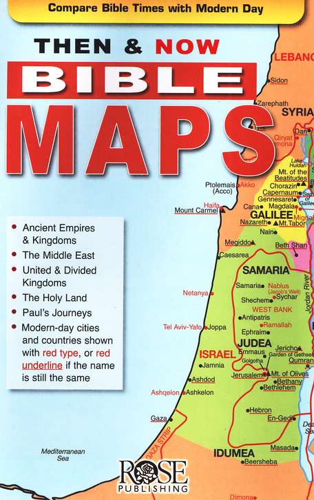 Then & Now Bible Maps Pamphlet