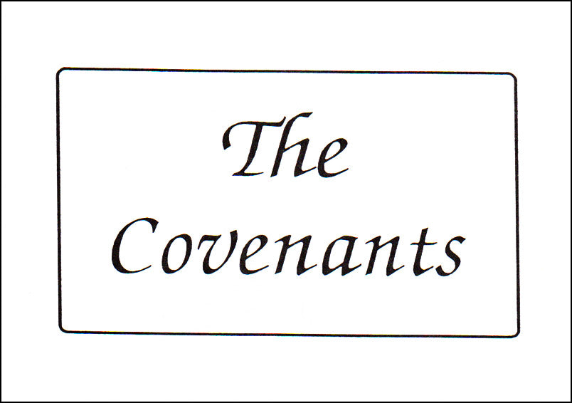 The Covenants — One Stone Biblical Resources