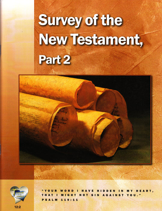 Survey of the New Testament, Part 2  (Word in the Heart, 12:2)