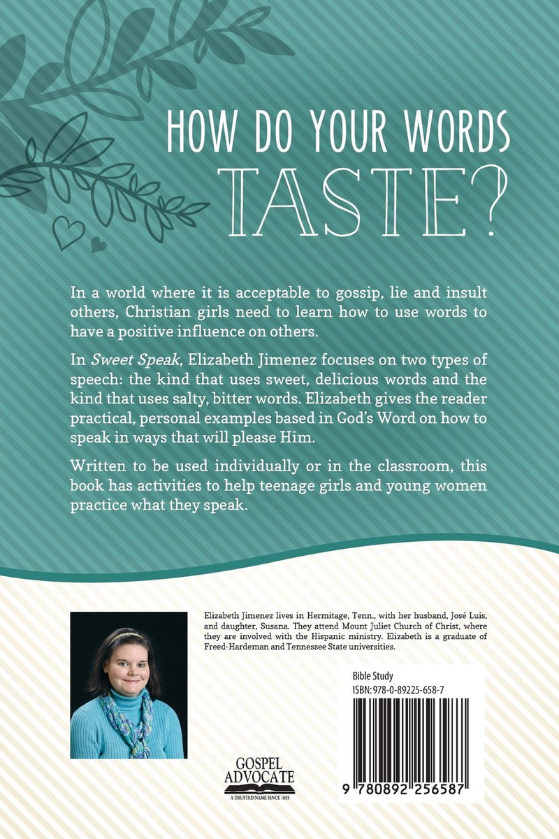 Sweet Speak: Tasteful Words for Christian Girls