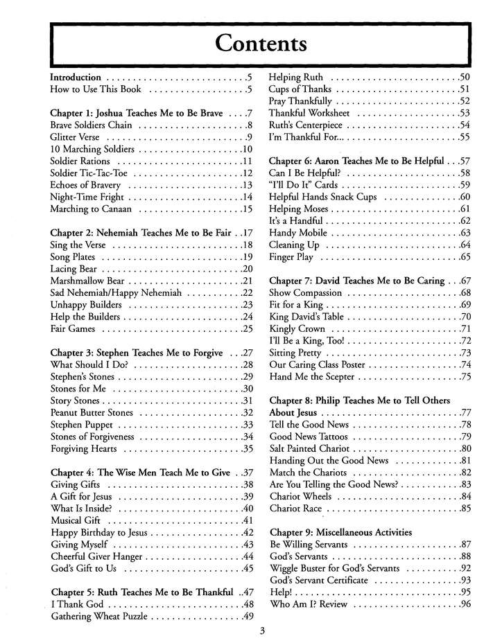 Instant Bible Lessons for Preschoolers: God's Servants Teach