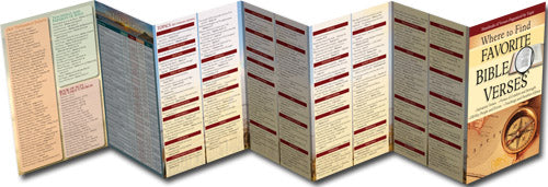 Where to Find Favorite Bible Verses Pamphlet
