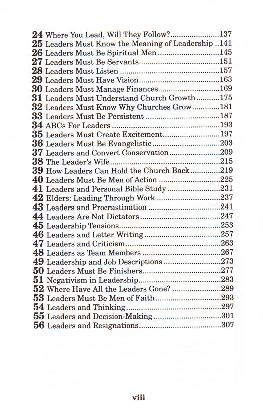 Christian Leadership Handbook