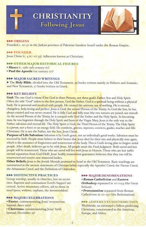 Christianity and Eastern Religions Pamphlet