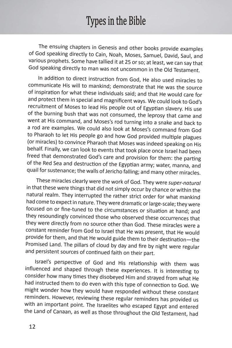 Types in the Bible: "Shadows of the True"