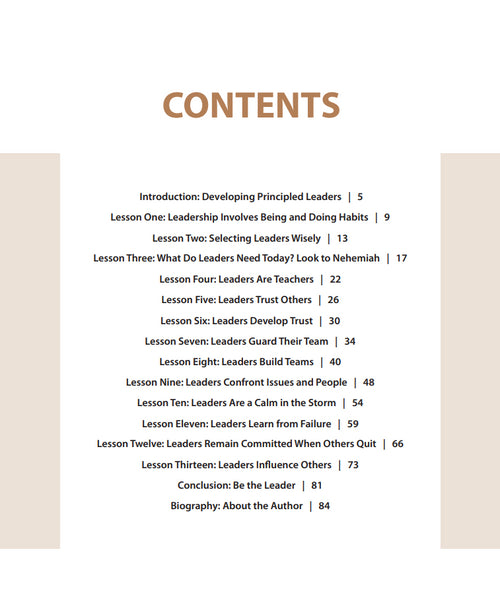 Developing Principled Leaders