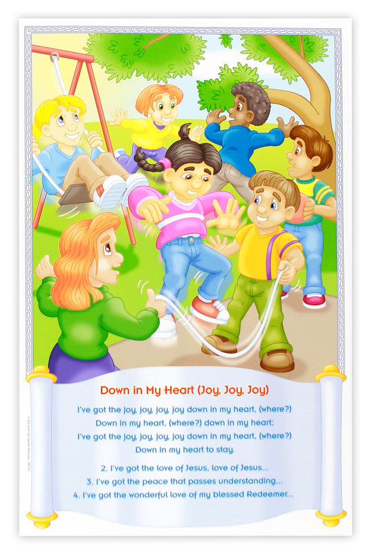 Children's Bible Songs Bulletin Board