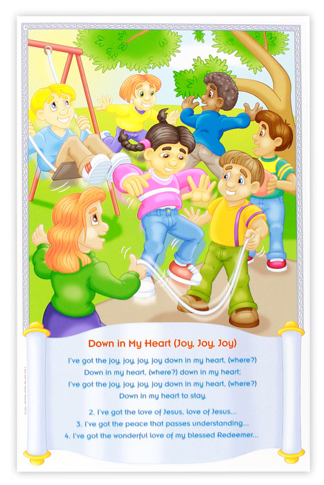 Children's Bible Songs Bulletin Board