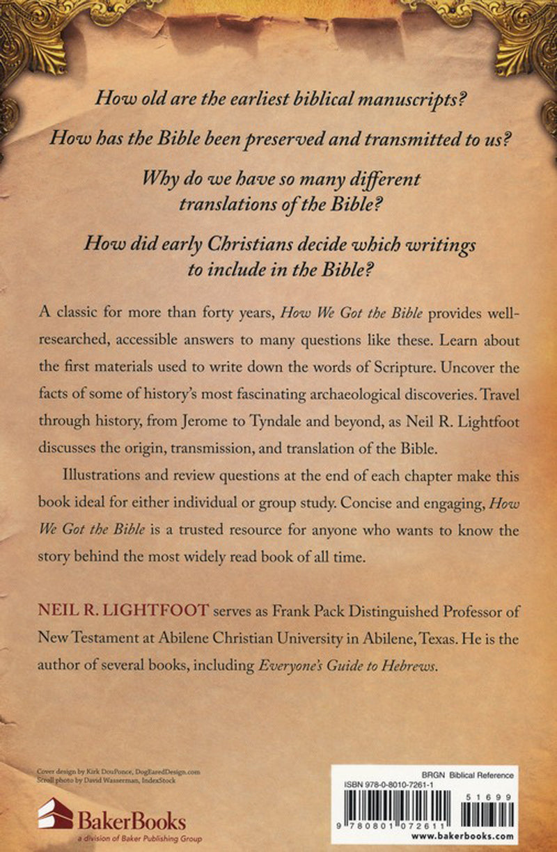 How We Got The Bible 3rd Edition