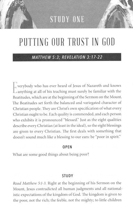 The Beatitudes: Developing Spiritual Character