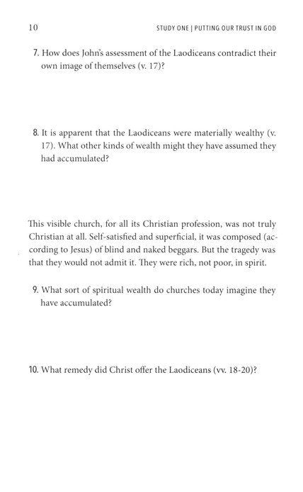 The Beatitudes: Developing Spiritual Character