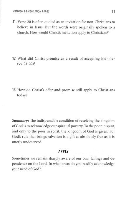 The Beatitudes: Developing Spiritual Character