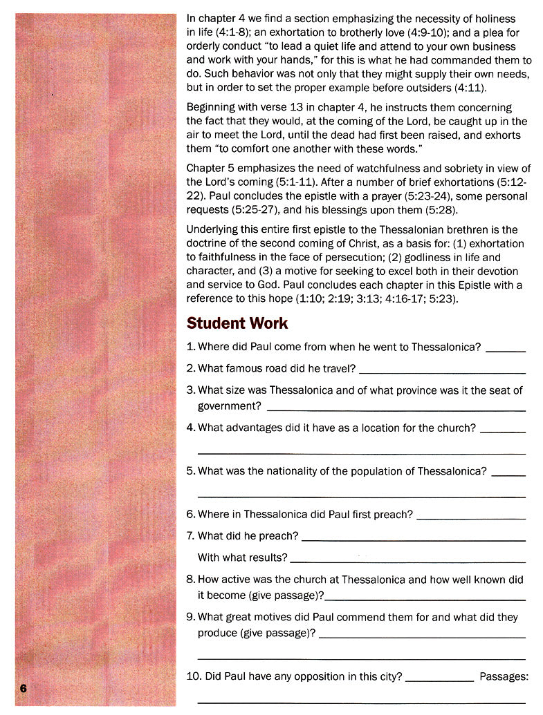 Survey of the New Testament, Part 2  (Word in the Heart, 12:2)