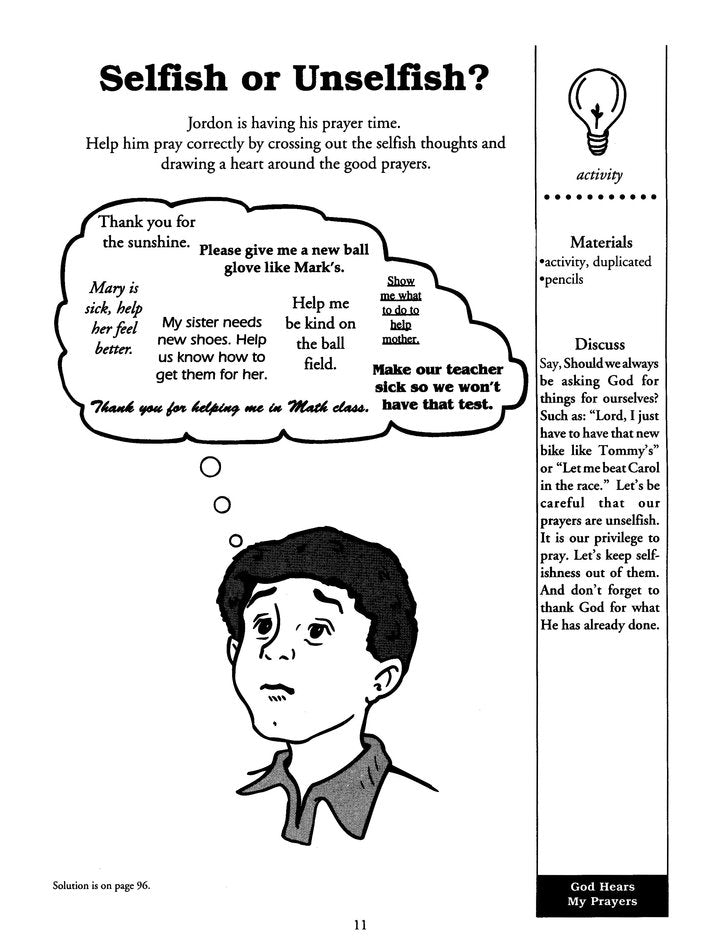 Instant Bible Lessons: Talking to God Ages 5-10