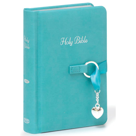 NKJV Simply Charming Bible Turquoise