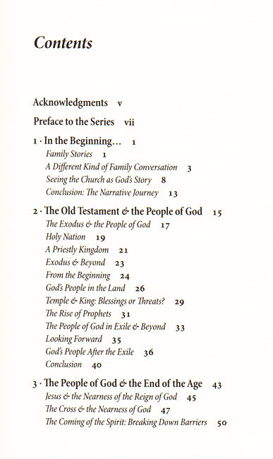 Table of Contents
