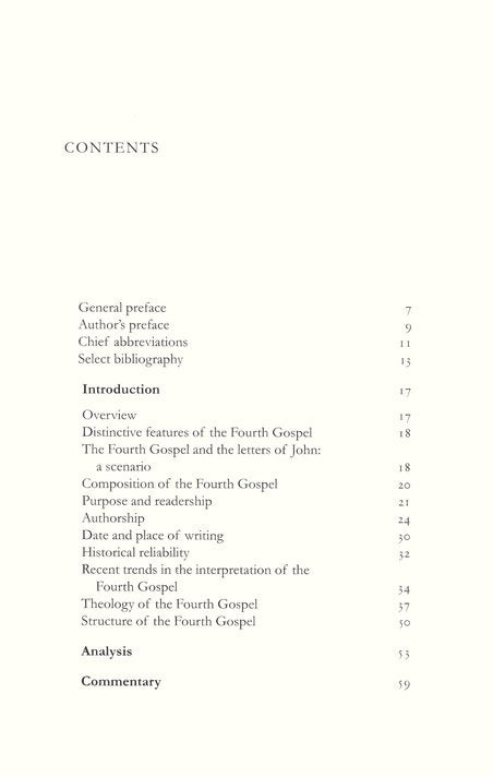 Tyndale New Testament Commentary:  John