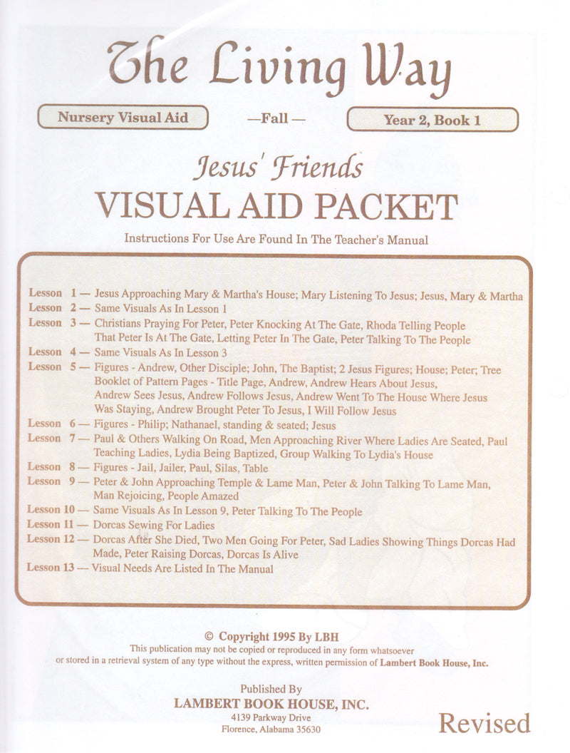 NURSERY 2-1 VIS - Jesus' Friends