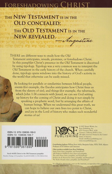 Christ in the Old Testament Pamphlet