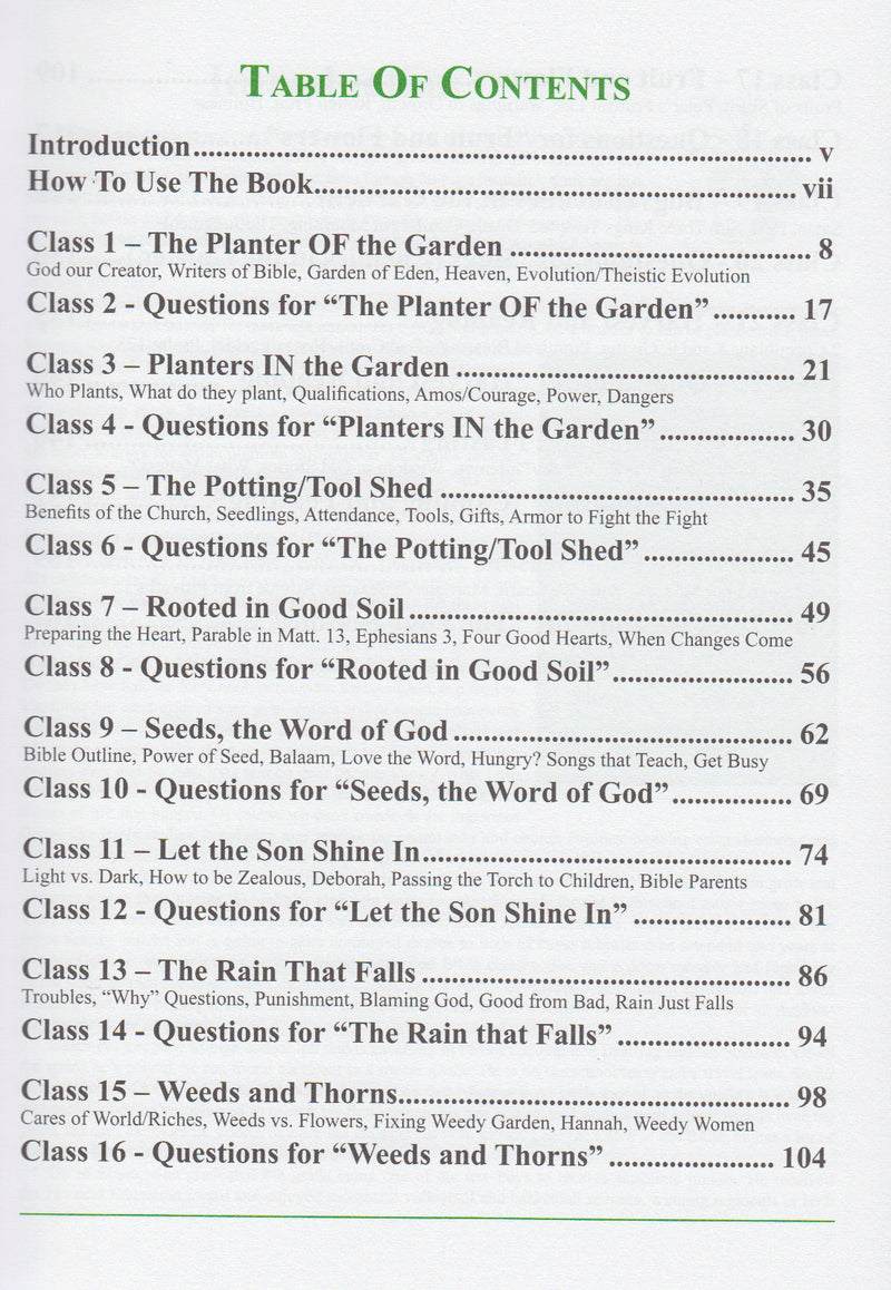 The Fruit in the Christian Garden