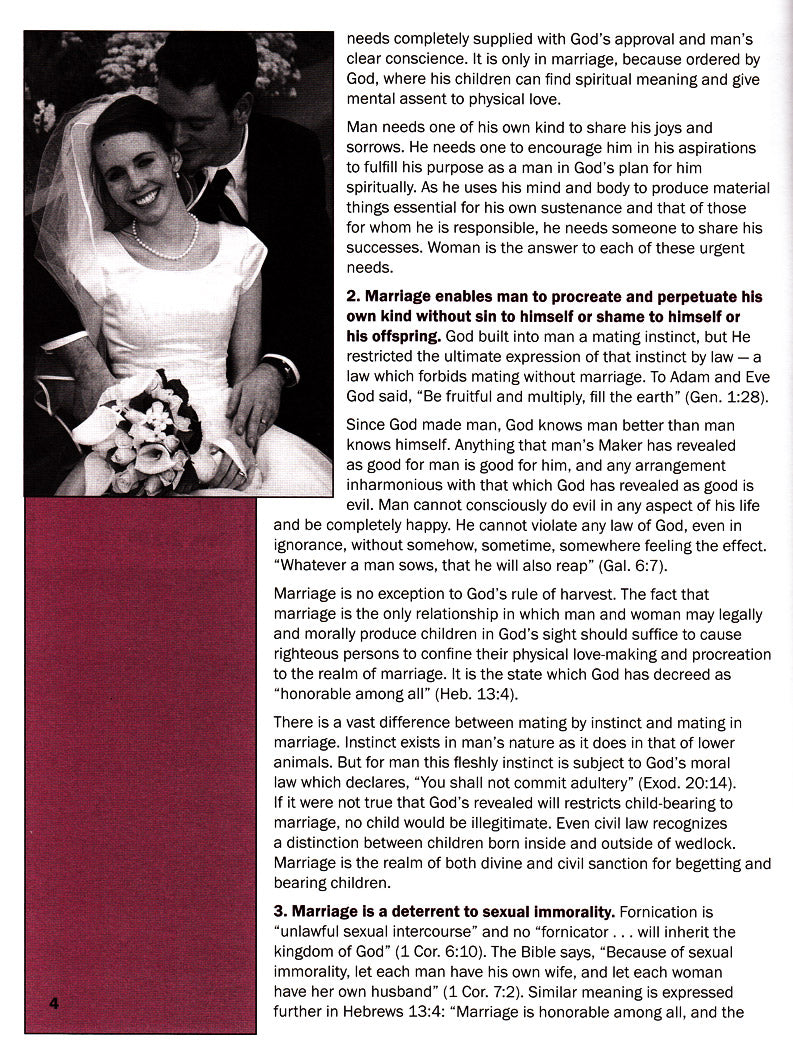 Marriage and the Home (Word in the Heart, 12:4)