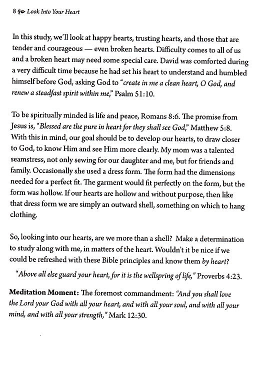 Look Into Your Heart:  A Woman's Study